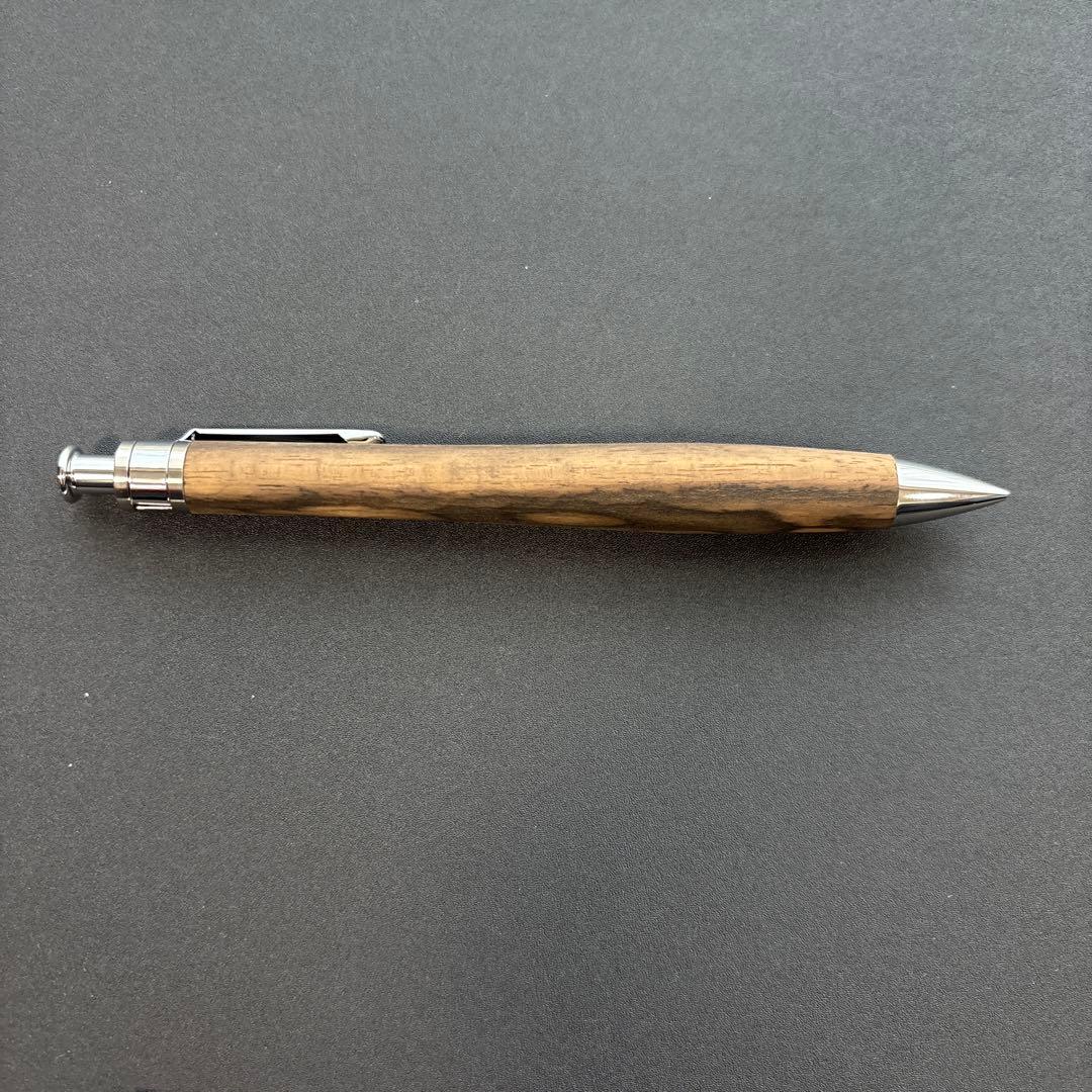 新品・未使用　工房楔　黒柿シャープペンシル