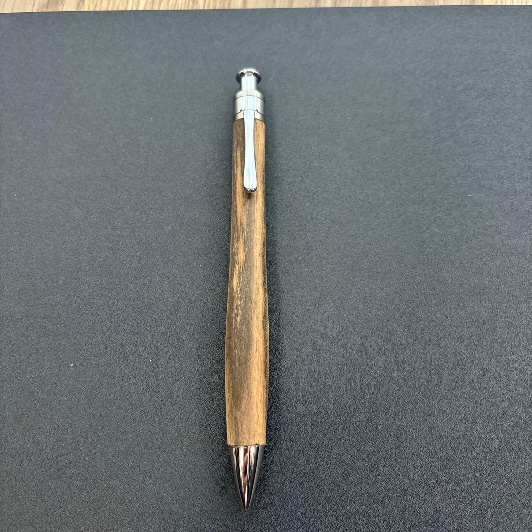 新品・未使用　工房楔　黒柿シャープペンシル
