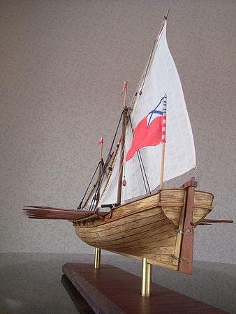 帆船模型完成品 ダブルボート　－あなたのお部屋に一層の品格を－