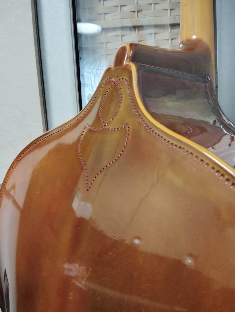 コントラバス ウッドベース チャキ F-20 表単板 ケース付 スピロコア弦