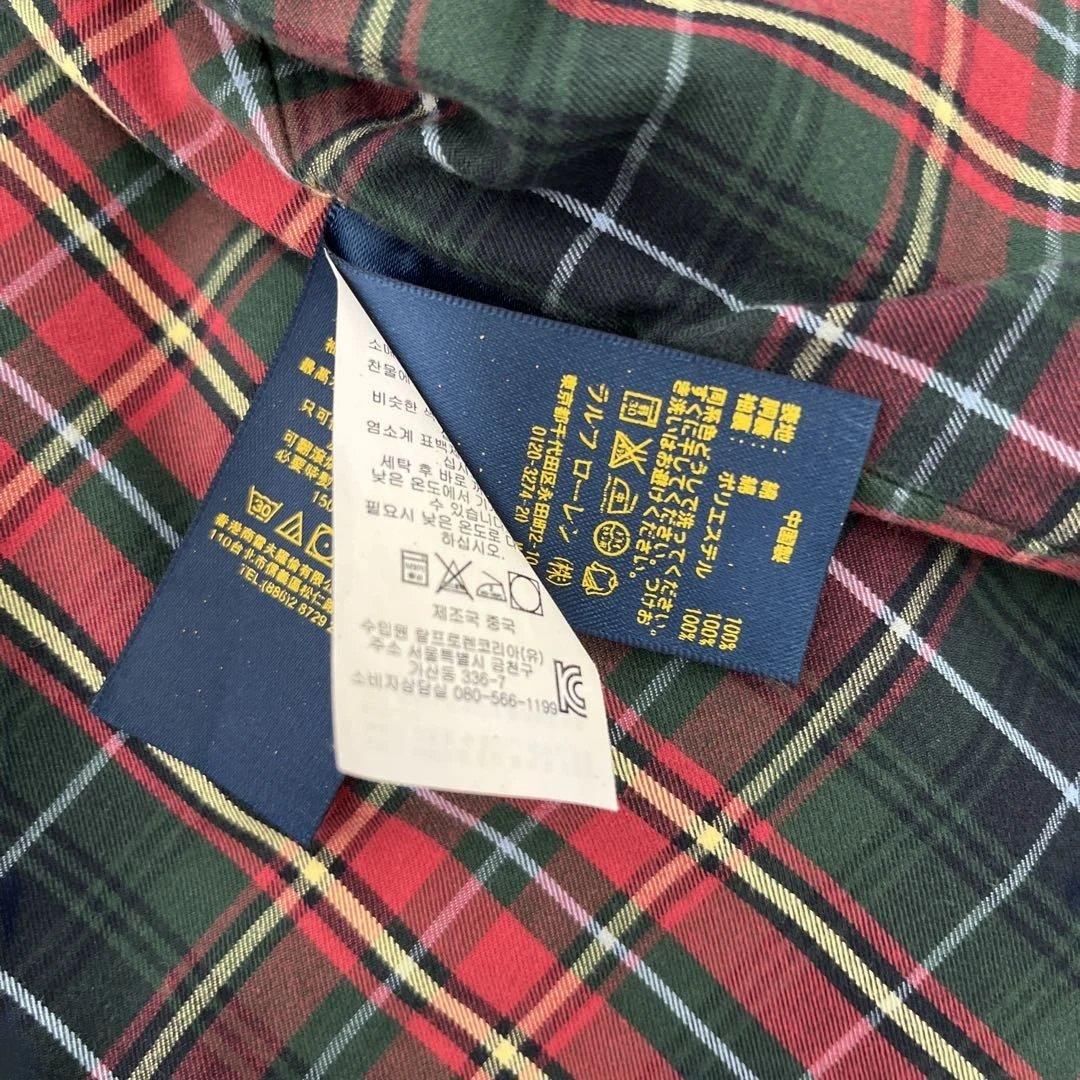 【美品】ポロラルフローレン スイングトップブルゾン 現行タグ チェック裏地 XS