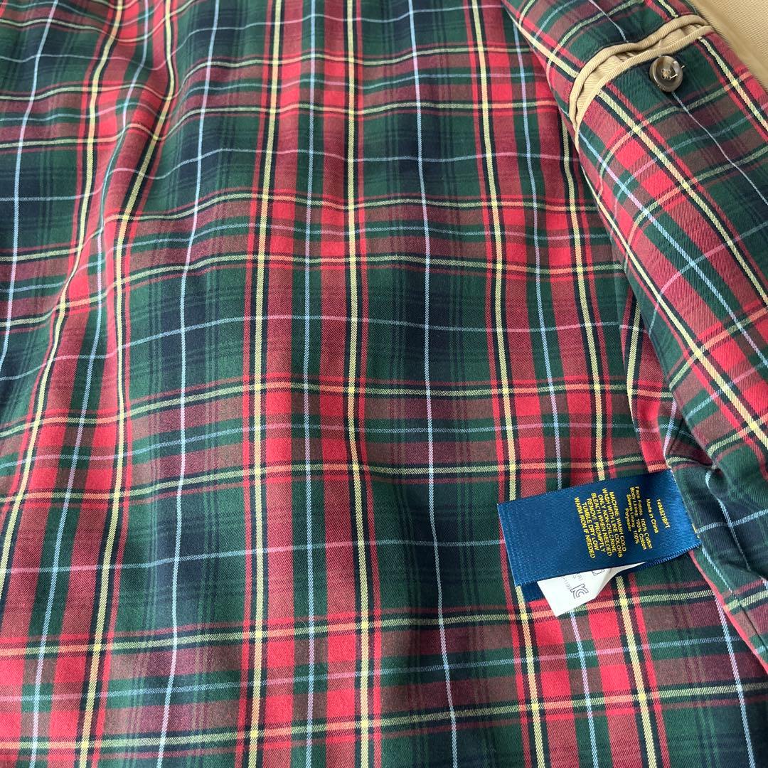 【美品】ポロラルフローレン スイングトップブルゾン 現行タグ チェック裏地 XS