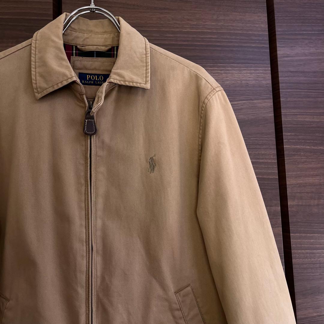 【美品】ポロラルフローレン スイングトップブルゾン 現行タグ チェック裏地 XS