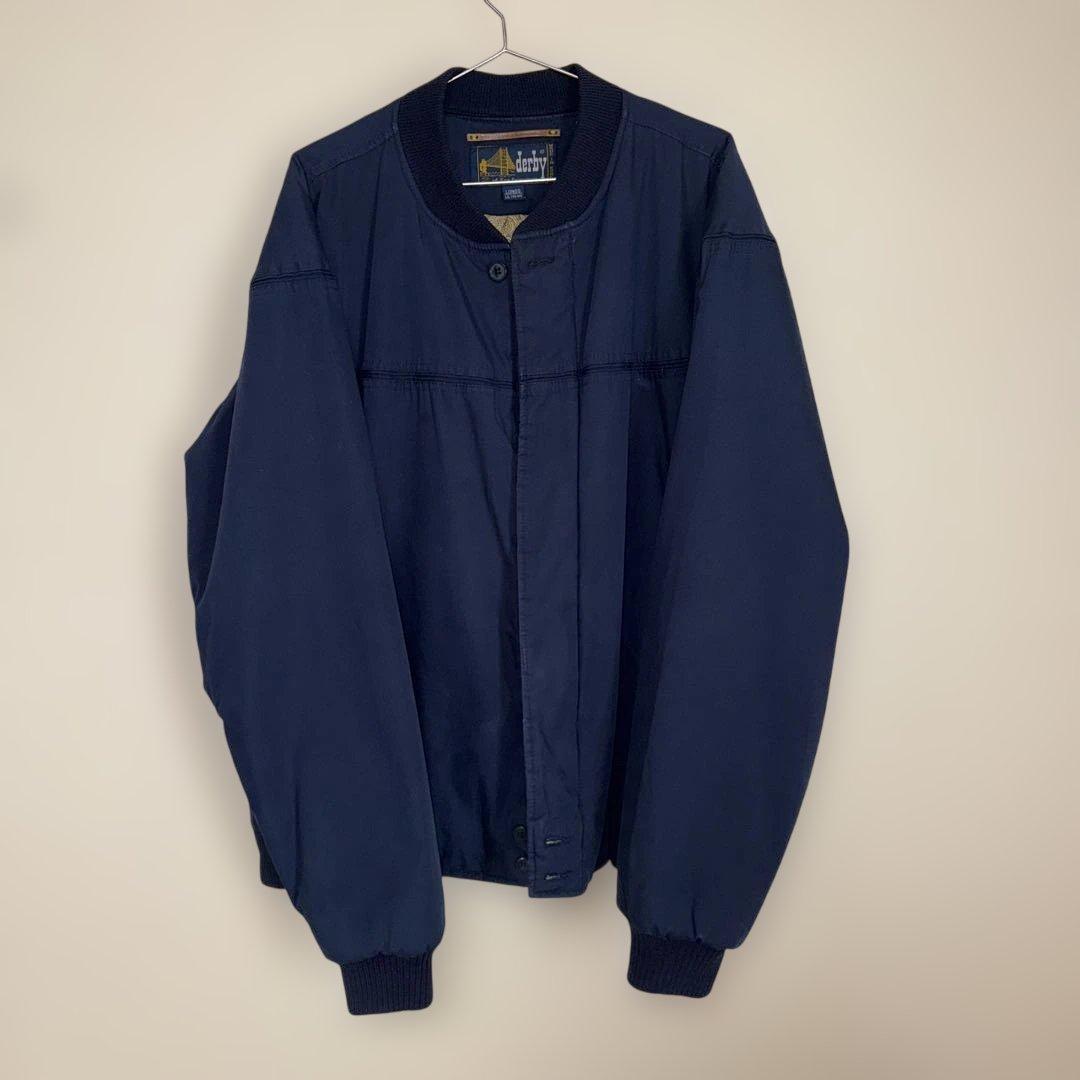 80’s 90’s 美品 ダービーオブサンフランシスコ ジャケット LLネイビー