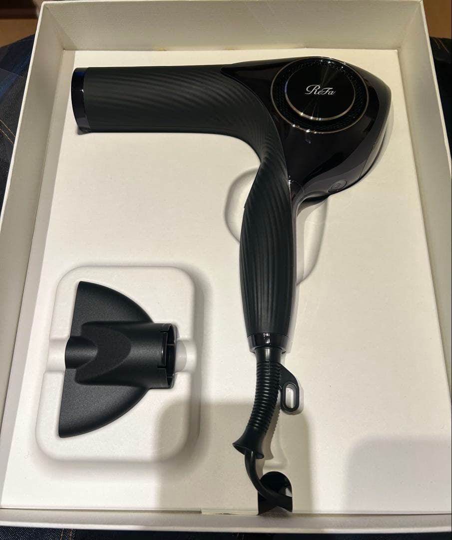 ReFa ヘアドライヤー ブラック ノズル付き