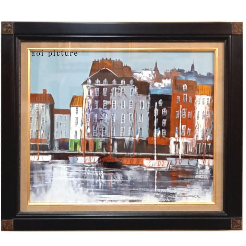 ☆島本良平☆「シェルプール」油絵F８号　未使用！