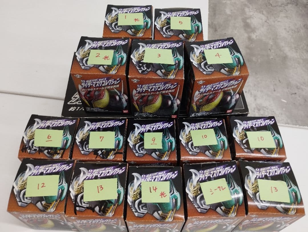 仮面ライダー マスコレクションvol.5 15個セット