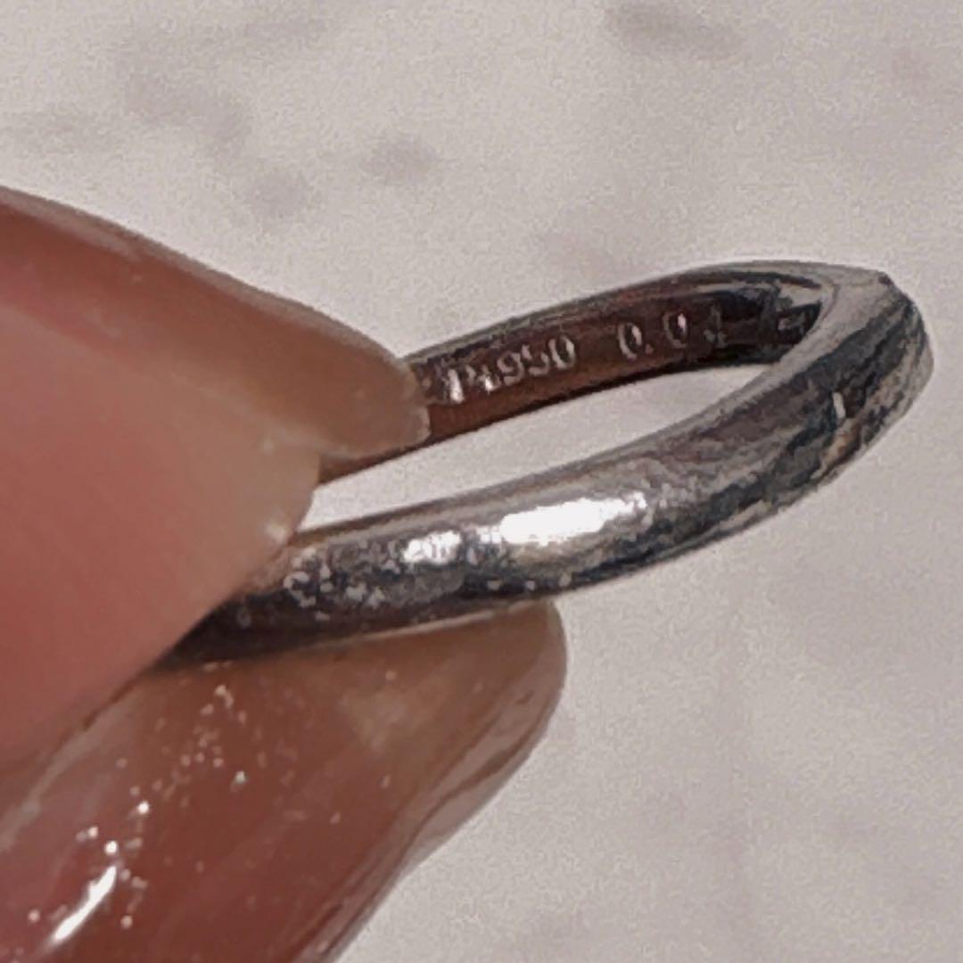 ジャンク品 プラチナリング PT950