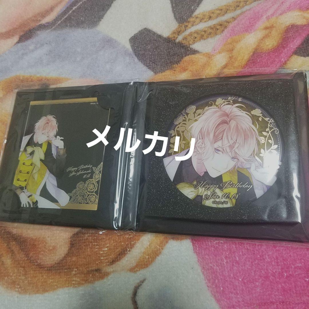 逆巻シュウ 缶バッジ アクリルフォトカード 2022 バースデー ディアラバ