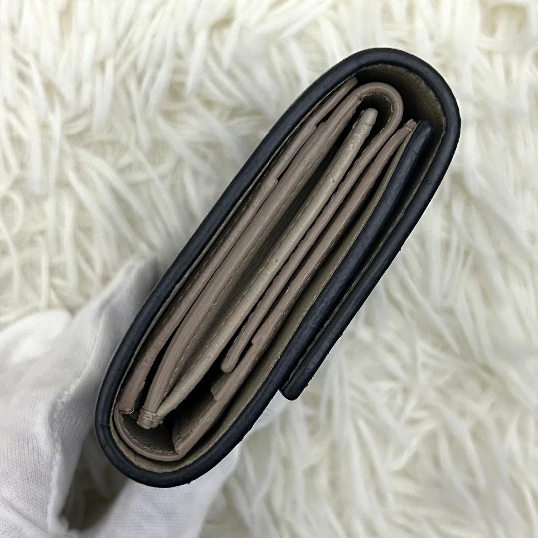 ［美品］CELINE スモール フォールデッドマルチファンクション 三つ折り財布