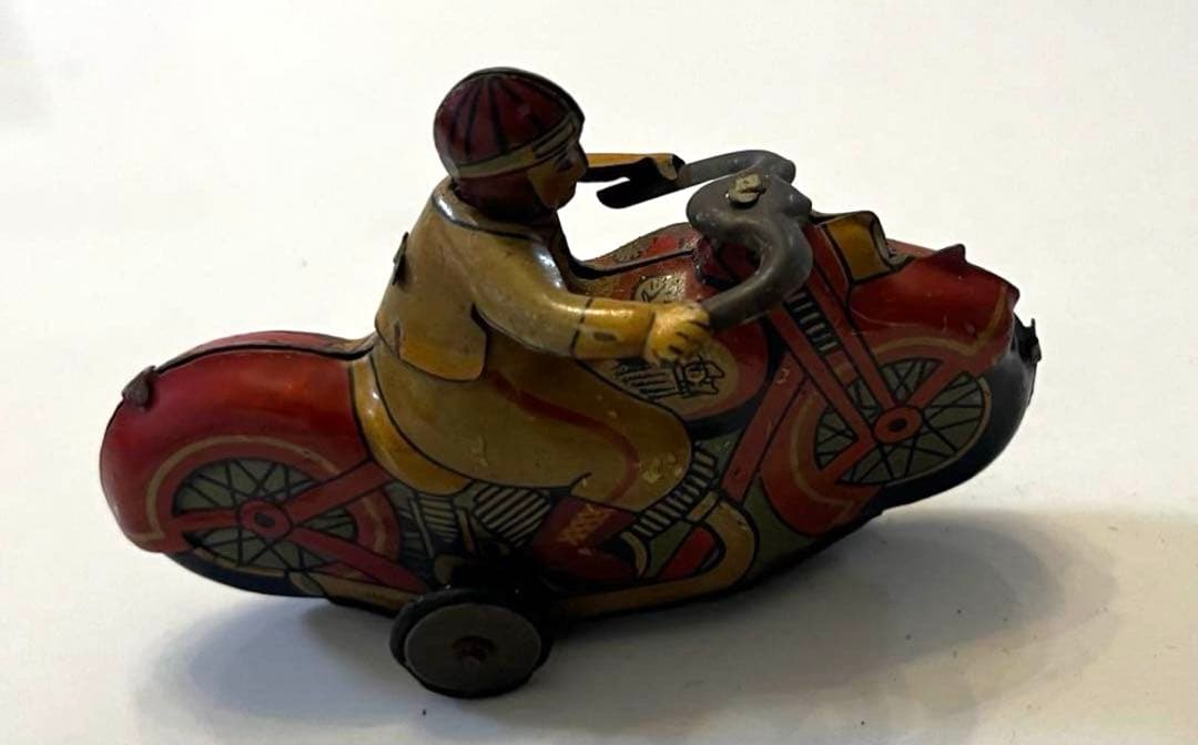 ミニインディアンバイク　ブリキ・フリクション　当時物　希少