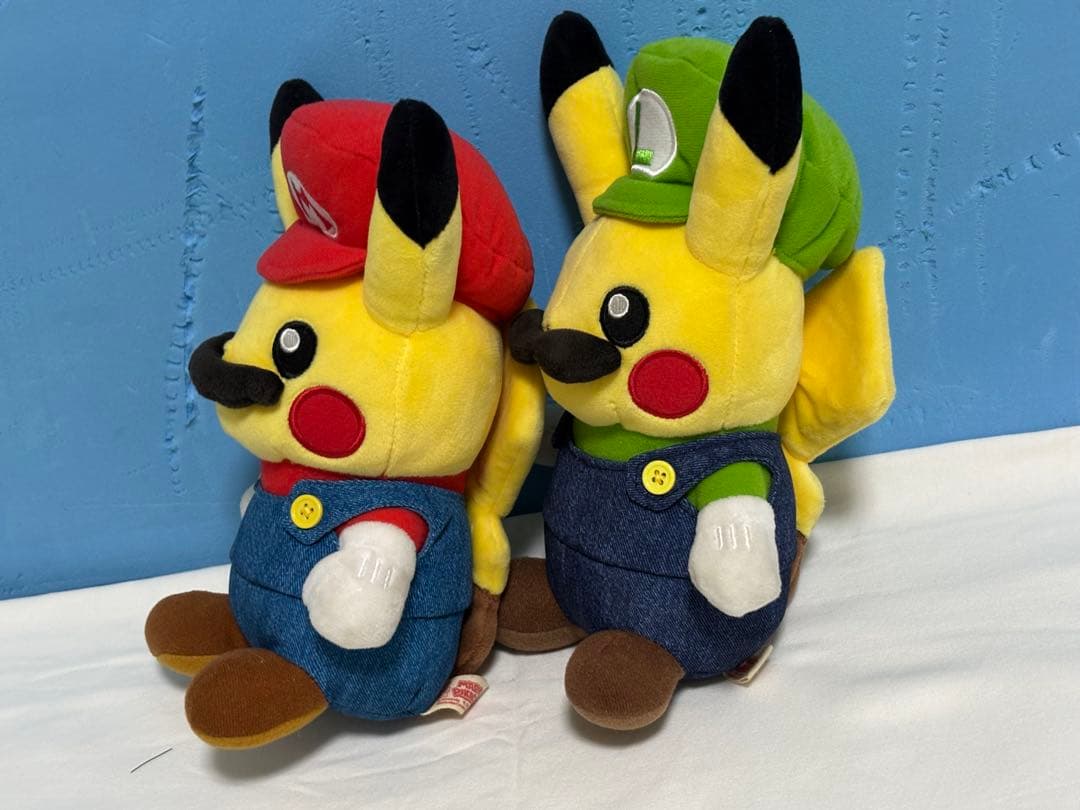 最終値下げ　ポケモンセンター　ピカチュウ　マリオ　ルイージ　ぬいぐるみ　セット