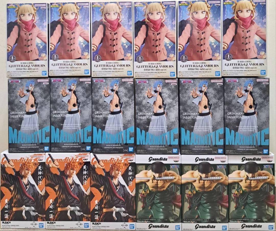 フィギュア まとめ売り 黒崎一護 ゾロ トガヒミコ グリムジョー 18体セット