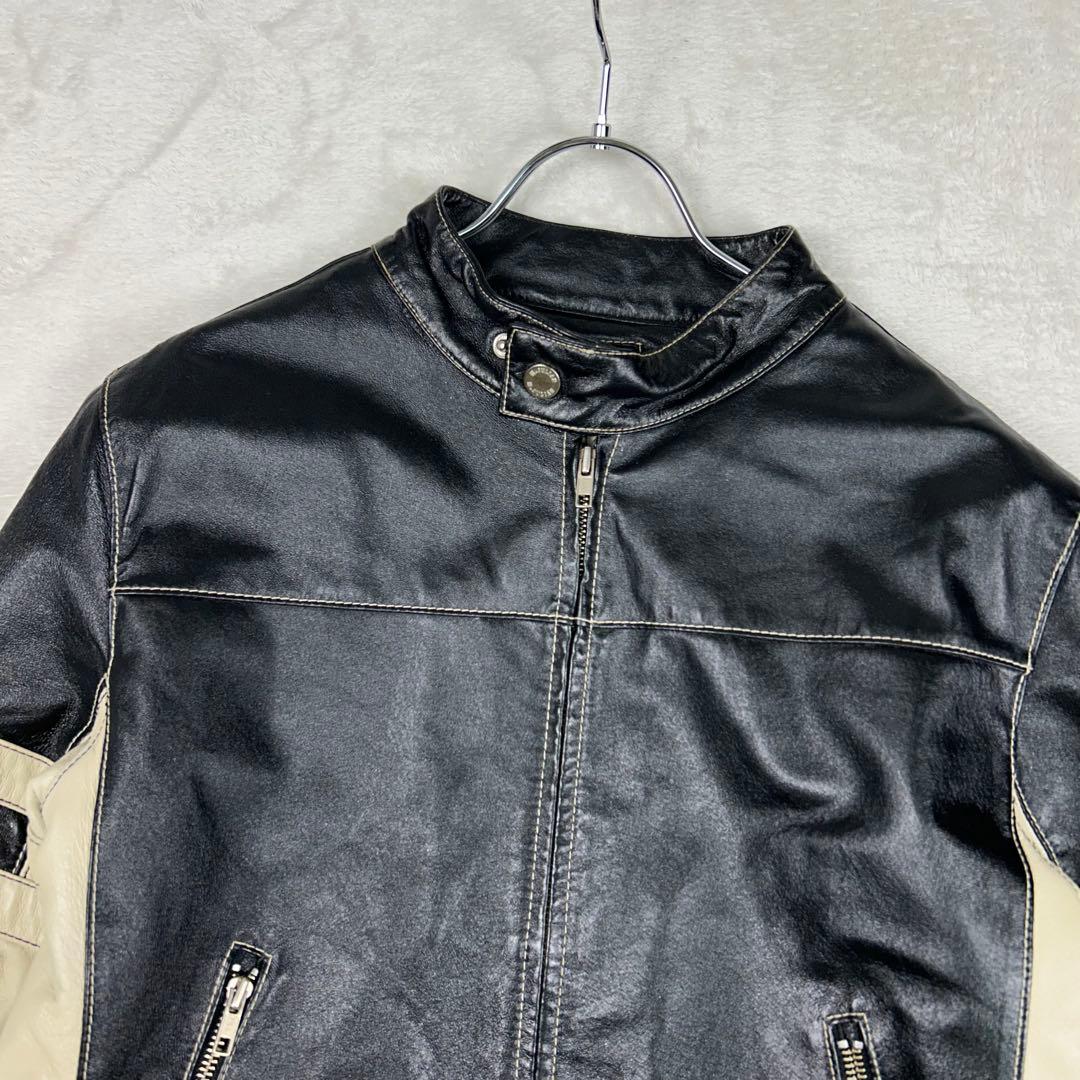 至高の逸品☆Wilsons lether カウレザーシングルライダースジャケット