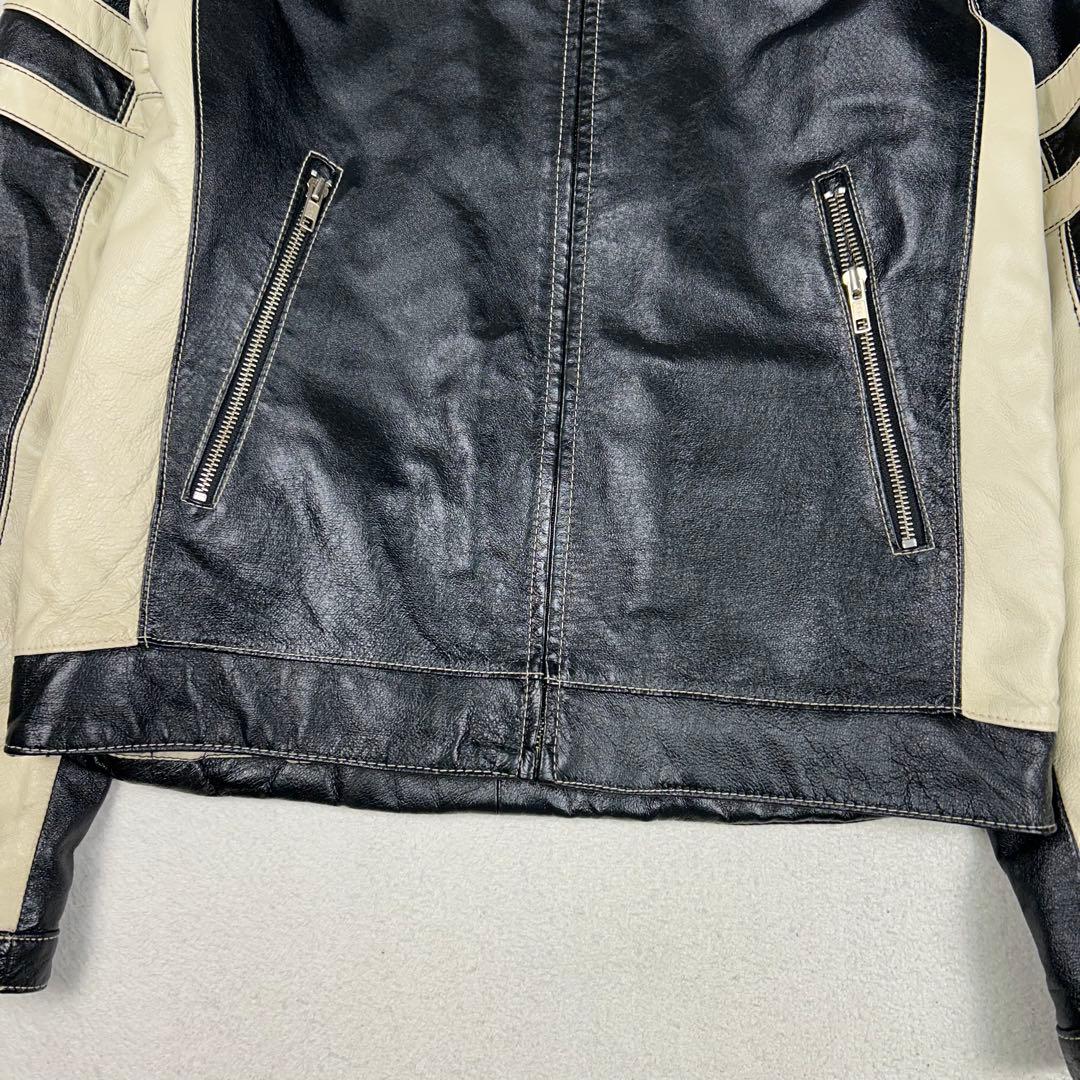 至高の逸品☆Wilsons lether カウレザーシングルライダースジャケット