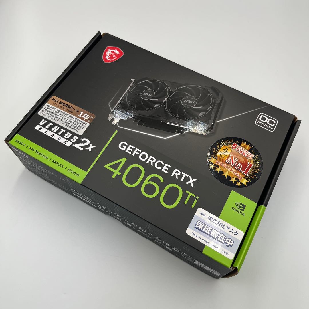 ★めい★MSI GeForce RTX 4060 Ti VENTUS