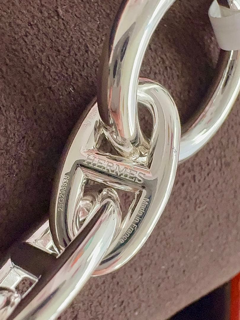 新品未使用HERMESエルメス シェーヌダンクル GM14コマ ブレスレット