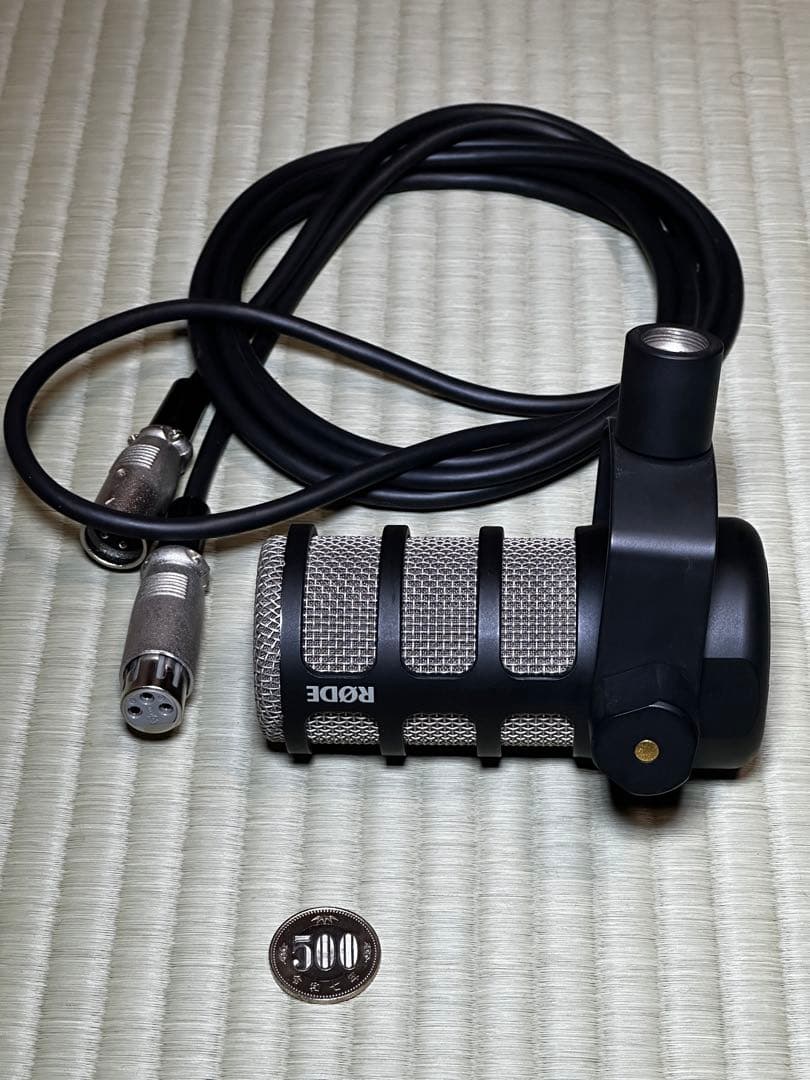 RODE PODMIC ダイナミックマイク 約2メートルケーブル付き