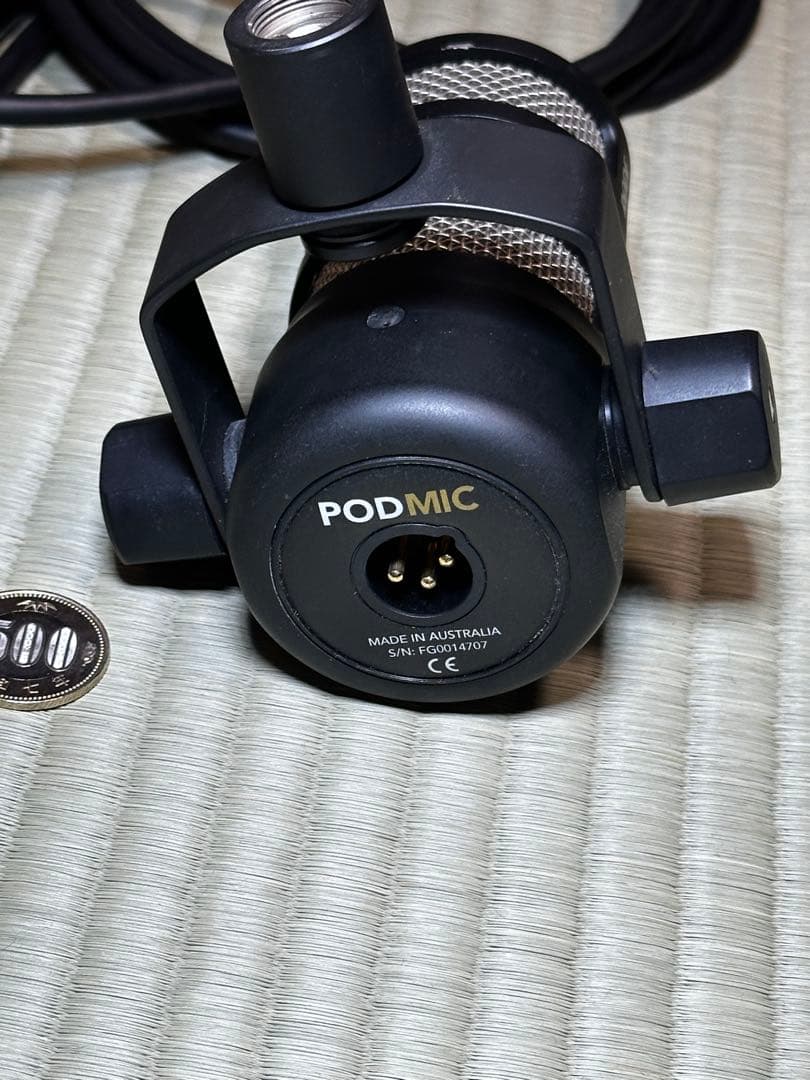 RODE PODMIC ダイナミックマイク 約2メートルケーブル付き