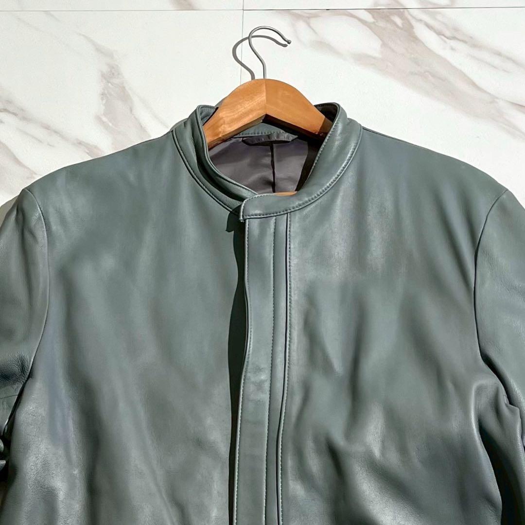 【希少✨3XLサイズ】メンズメルローズ ラムレザー ライダースジャケット