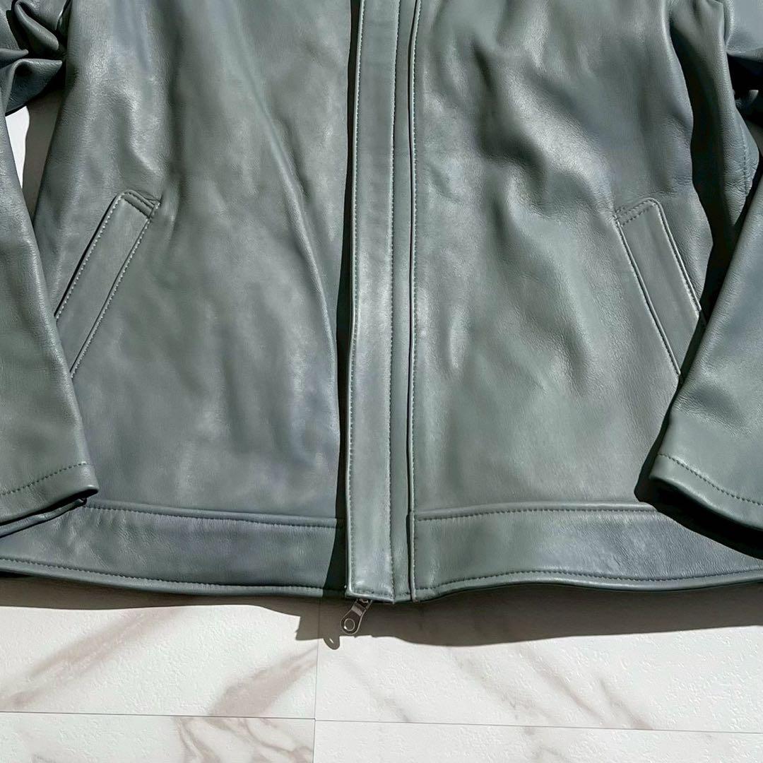 【希少✨3XLサイズ】メンズメルローズ ラムレザー ライダースジャケット