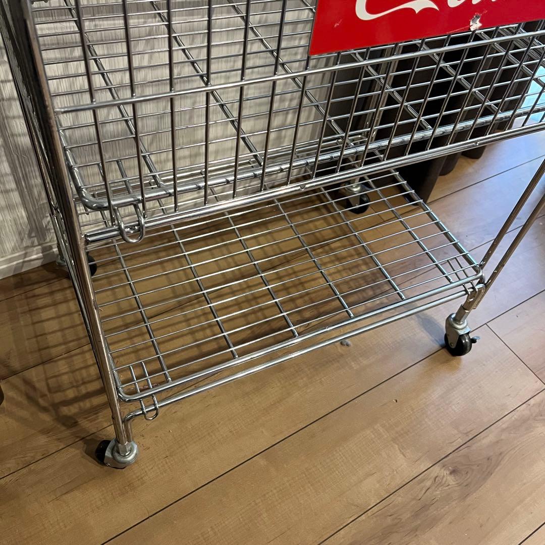 希少　コカコーラ　メタルラック　ワゴンラック