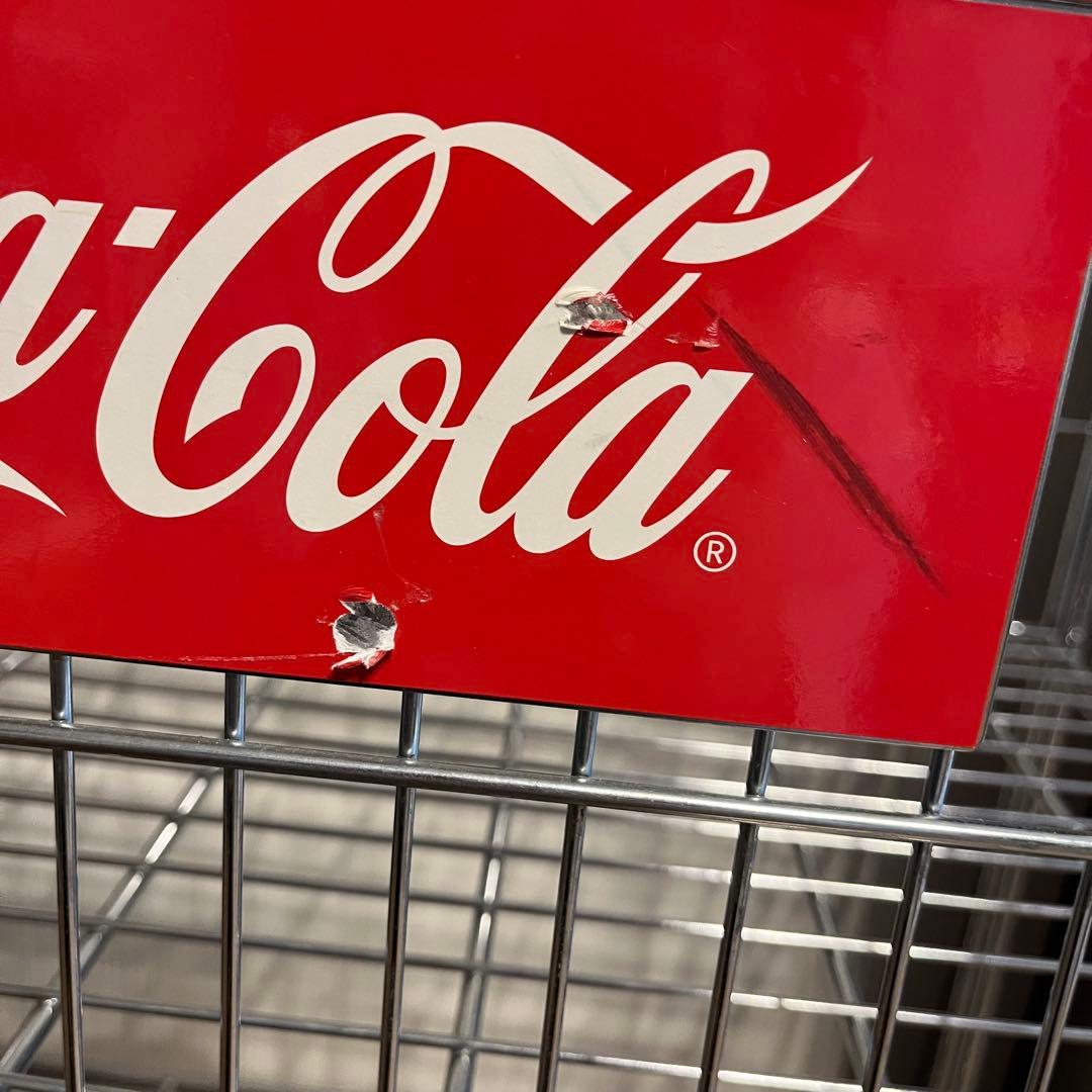 希少　コカコーラ　メタルラック　ワゴンラック