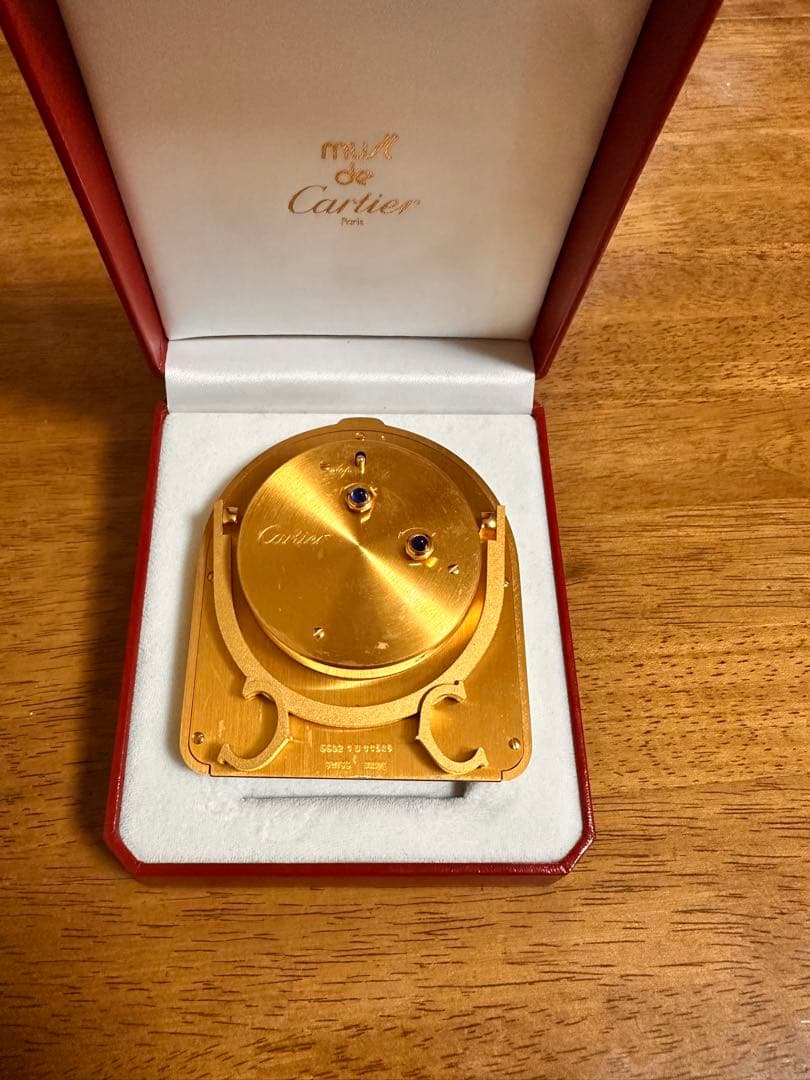 Cartier アーチ型置時計