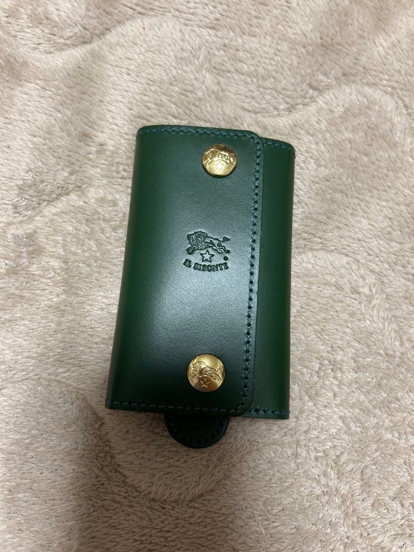 【新品】イルビゾンテ　キーケース　グリーン
