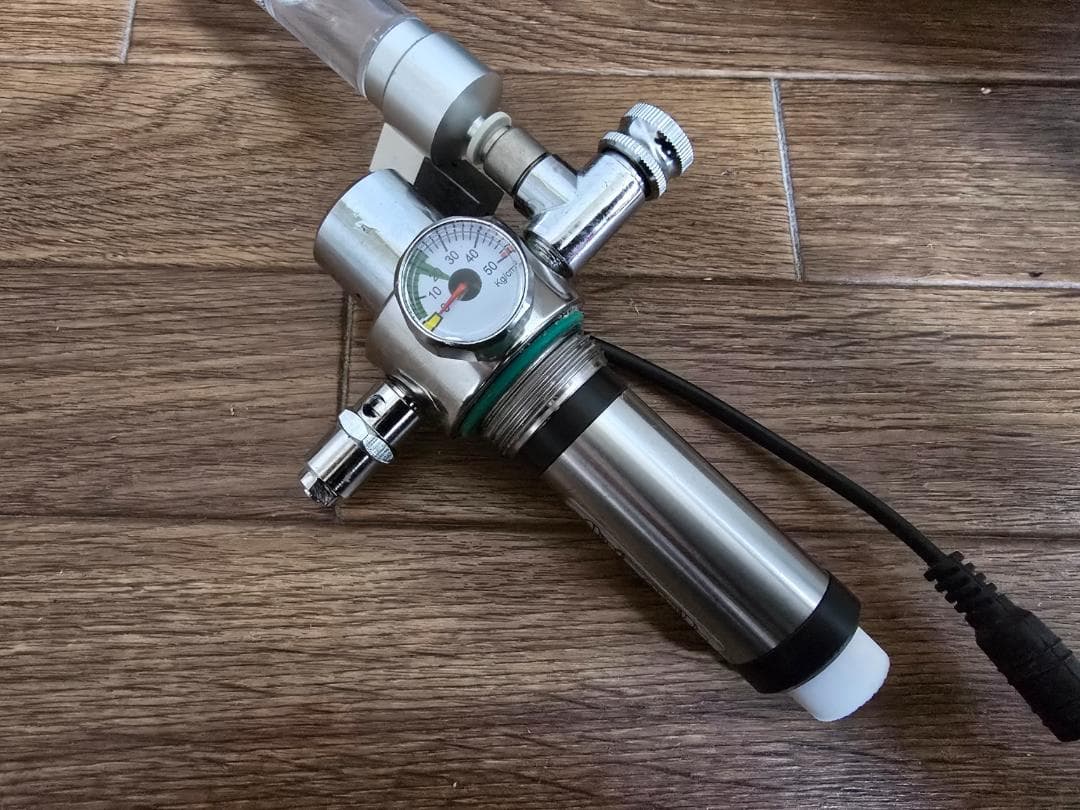 【電磁弁-新品】化学反応式C02ジェネレータ&インラインアトマイザーセット