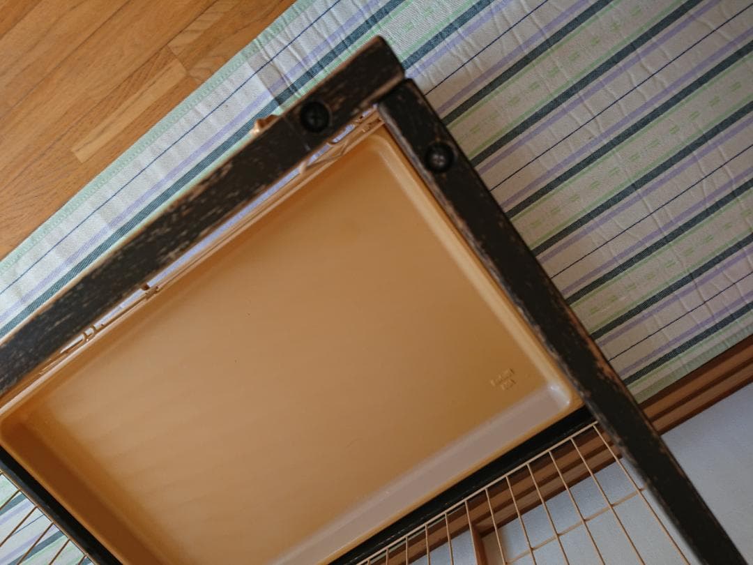 木製お掃除簡単サークル９０－６０ ダークブラウンケージ・小屋（犬用）