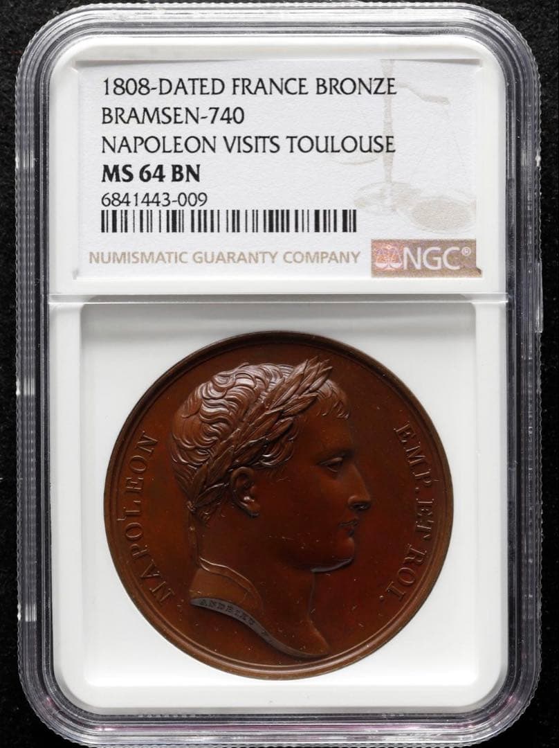 NGC TOP POP‼️ナポレオン 1806年 ブロンズメダル