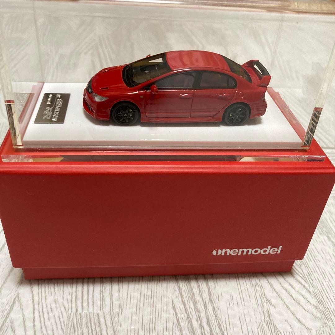 ワンモデル　1/64 ホンダ　シビック　FD2 無限　RED