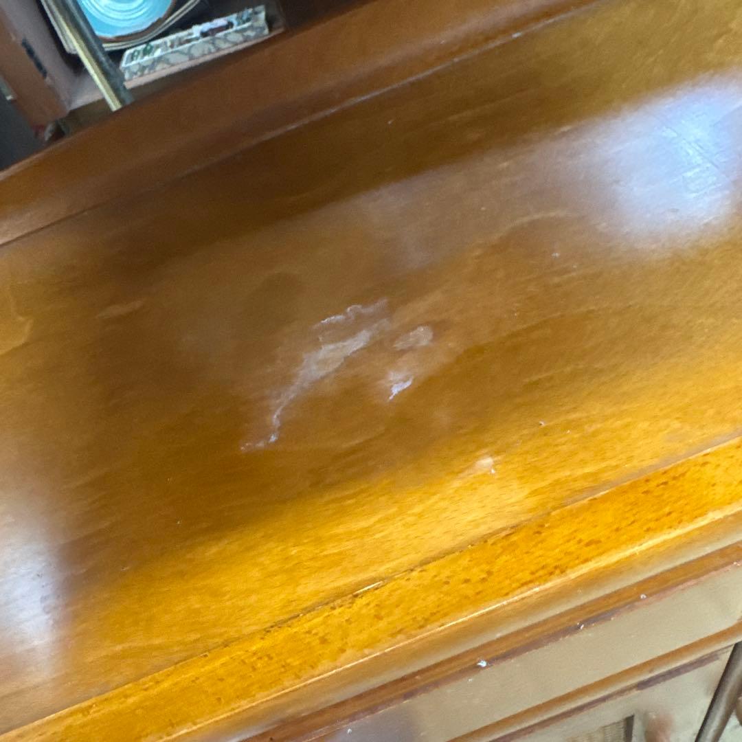 ★処分価格★オールドカリモク　電話台　キャビネット