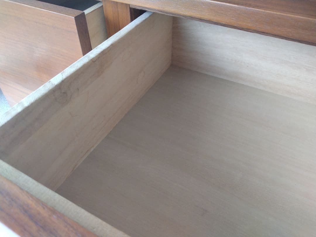 MUJI/無印良品 木製脚付きキャビネット/ウォールナット材/食器棚/収納家具