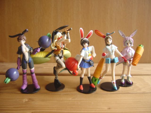 ♯Dpl28Gi月面兎兵器ミーナコレクションシークレット入5種