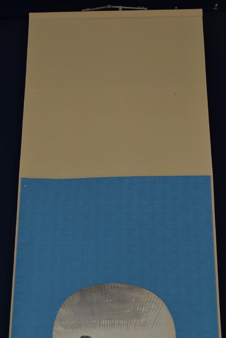 【真作】長町竹石/盆踊り図/団扇面/掛軸☆宝船☆Z-733