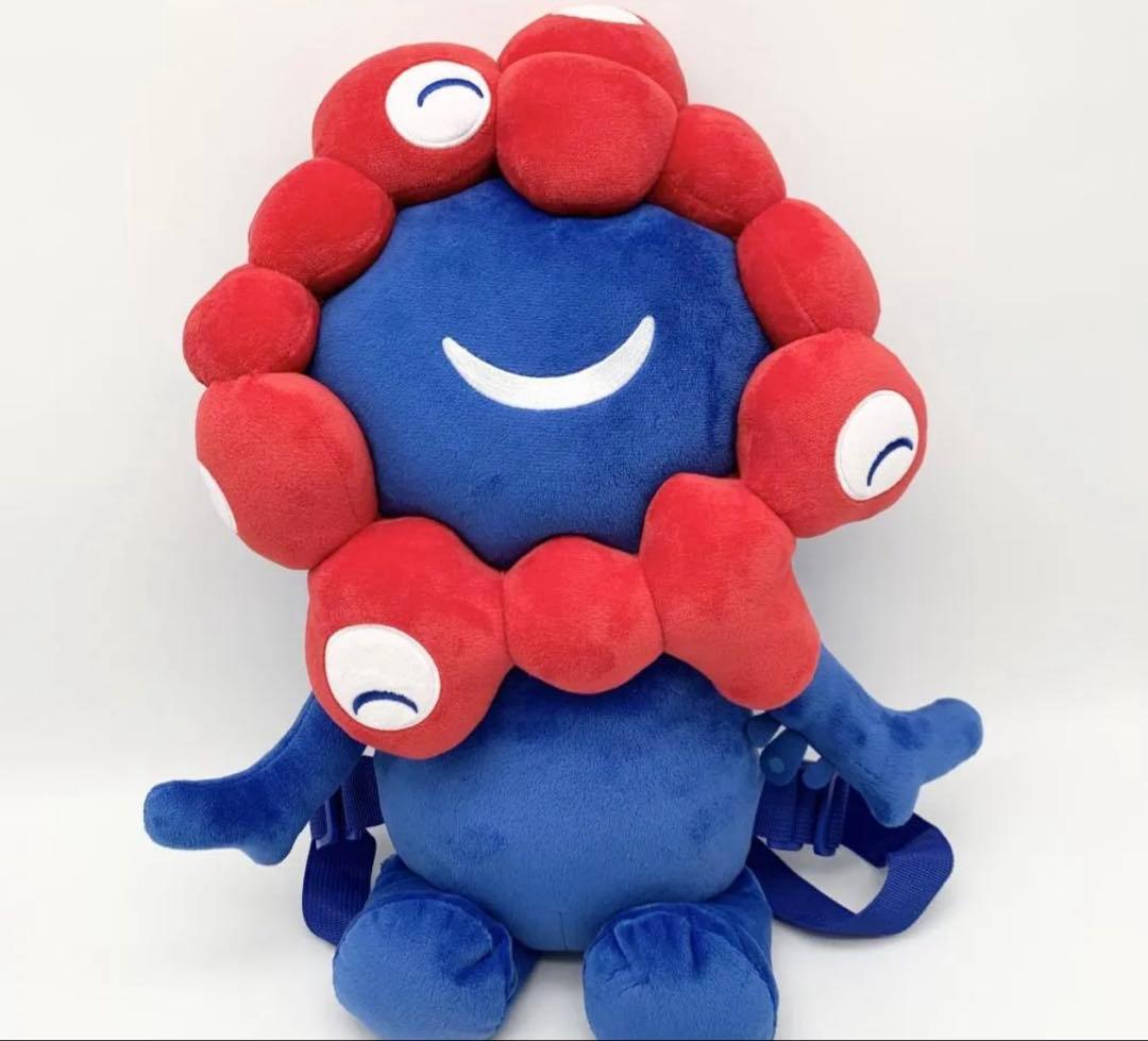 【新品】【希少】大阪万博会場限定にっこりミャクミャクぬいぐるみリュック