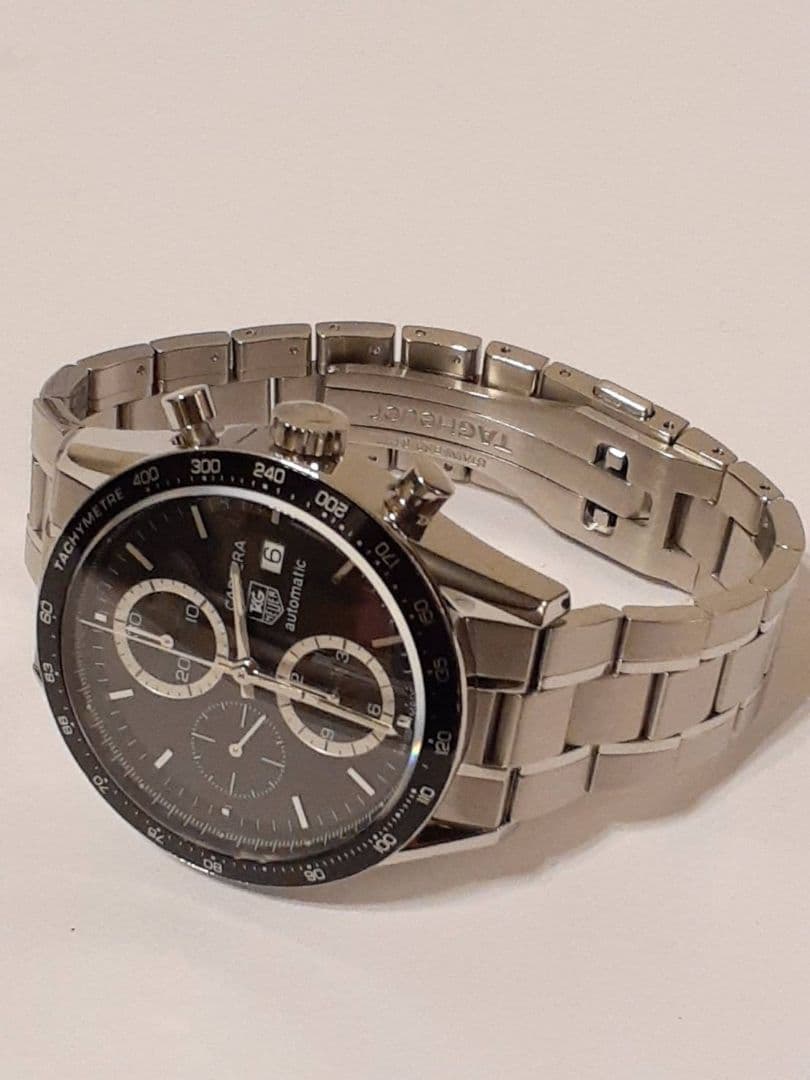 OH済　タグホイヤー CV2010 カレラ タキメーター　自動巻き腕時計
