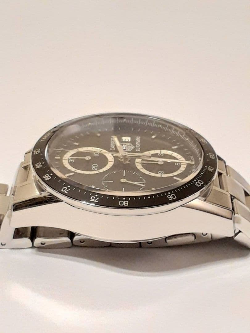 OH済　タグホイヤー CV2010 カレラ タキメーター　自動巻き腕時計