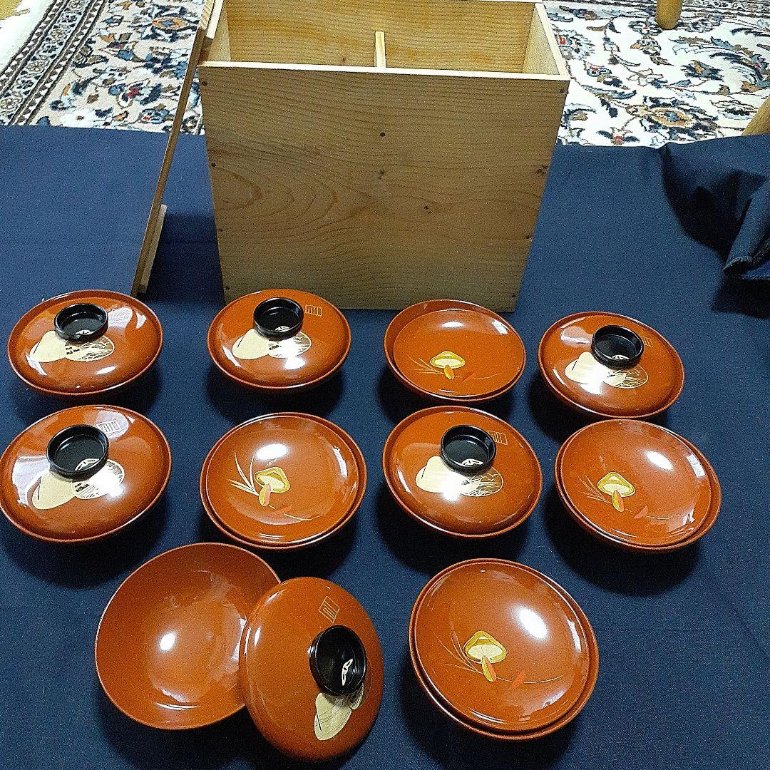 輪島塗 漆器椀 10個セット