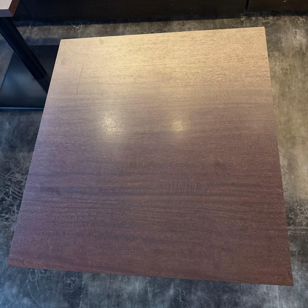 Proceed ダークブラウン 木製テーブル 600×550 ６セット