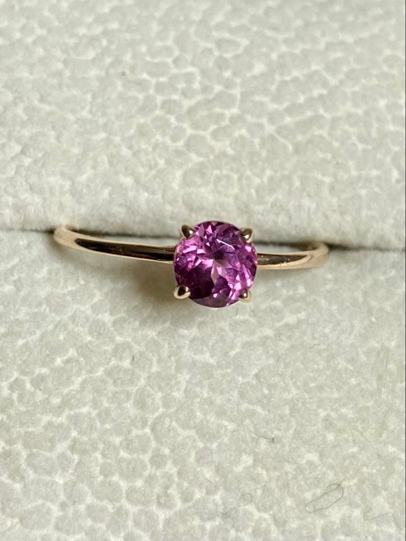 K10＊美しいマラヤガーネットリングです