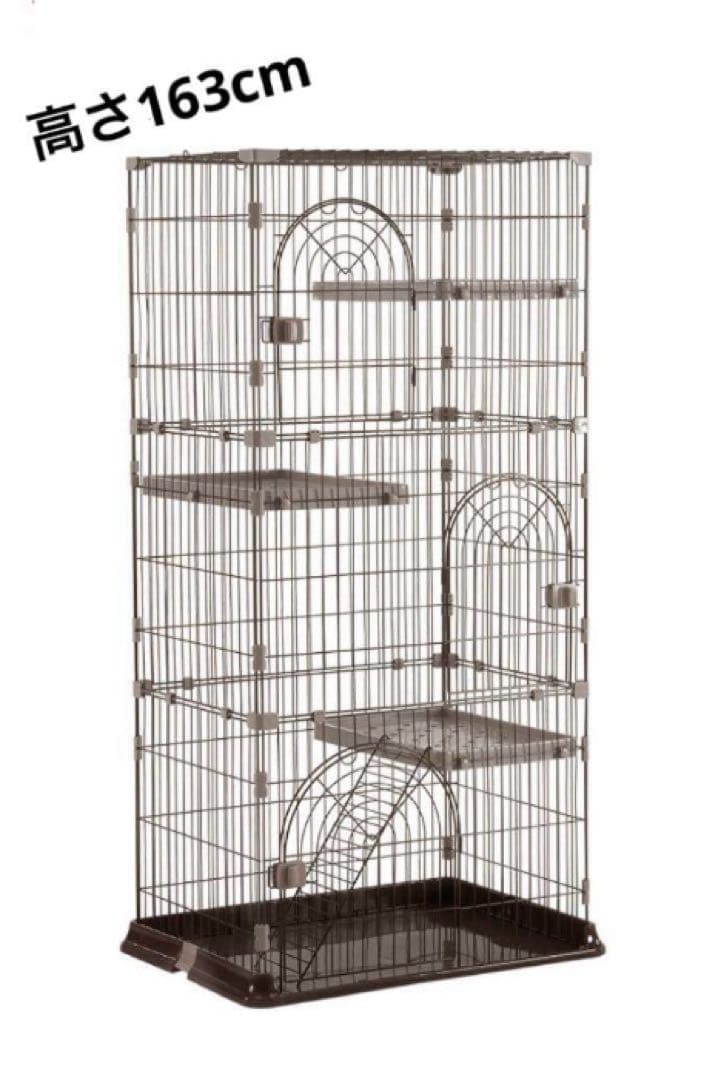 新品　キャットケージ　キャットゲージ　猫用品　ペットケージ　ブラウン