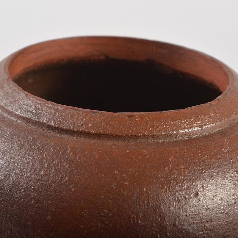 茶道具　備前焼　古備前　神獣蓮花文　盒子　書付箱　V　R7146