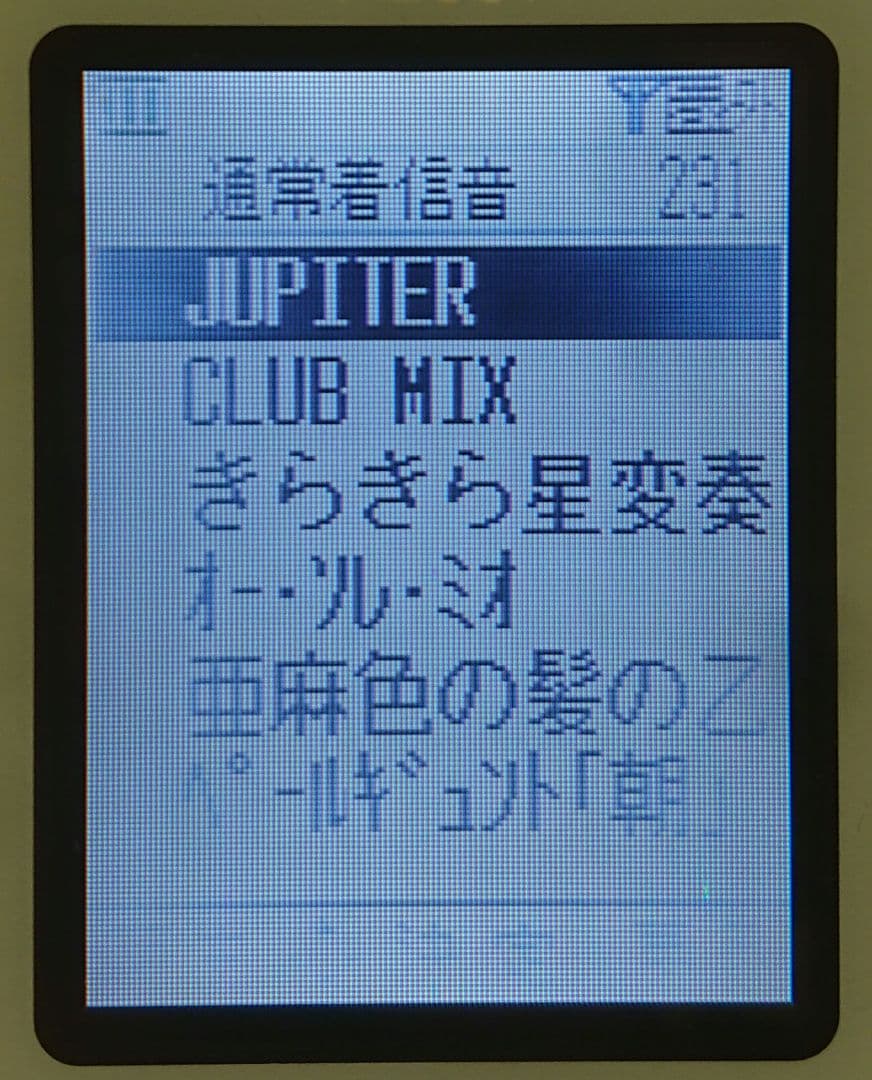 レア カワイイ ドコモ P253i BLUE ブルー ガラケー 携帯