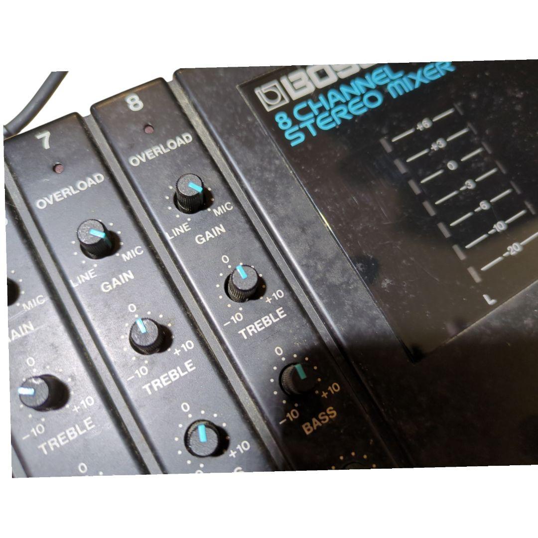 BOSS BX-8 8ch ステレオミキサー　純正アダプターあり
