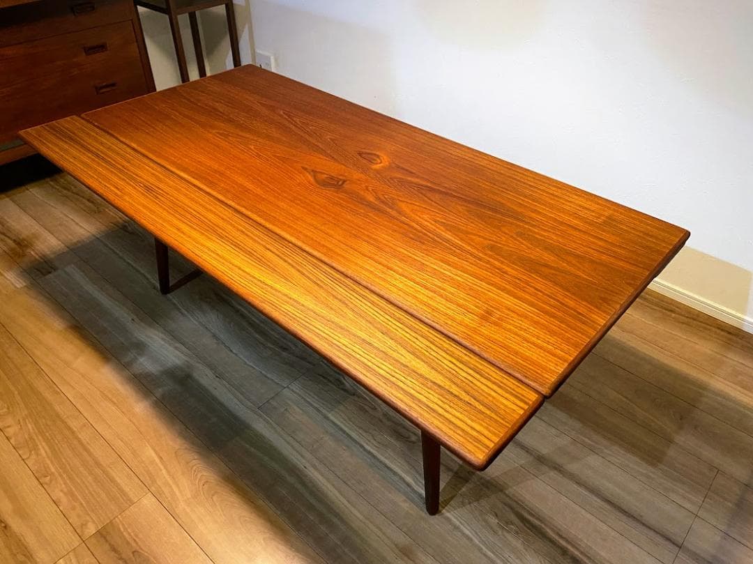 1960s デンマーク製 チーク エレベーターテーブル 仕上済