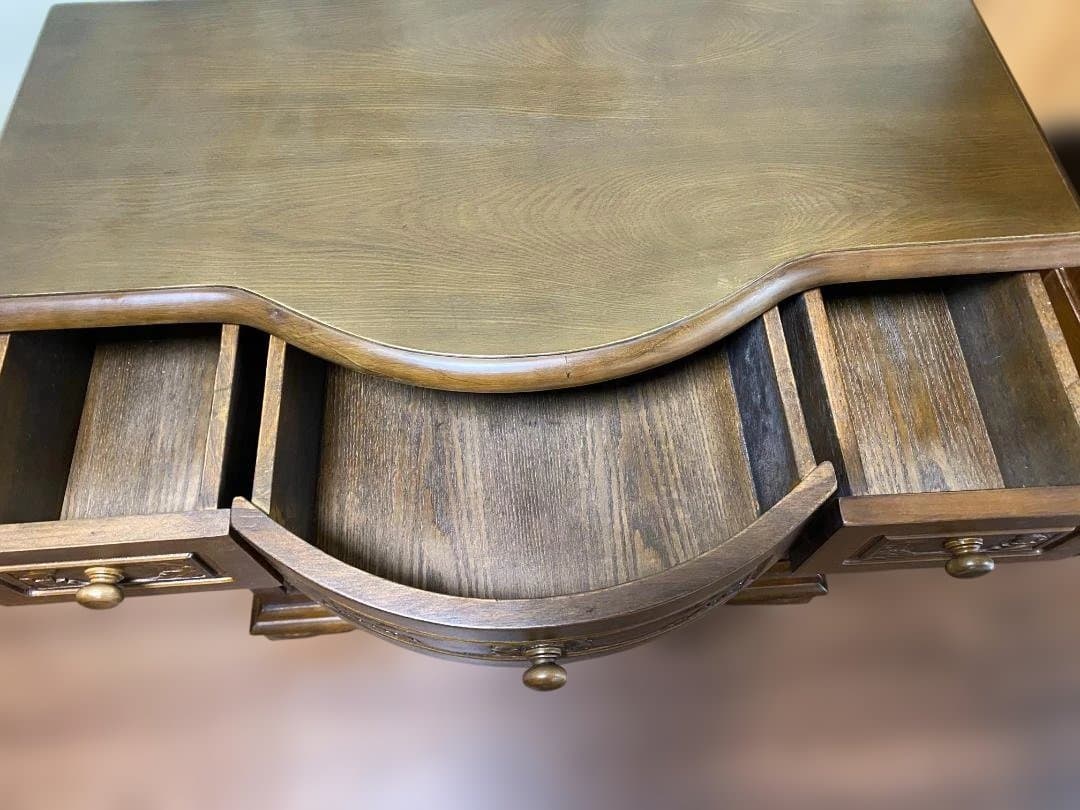 アンティーク風 天然木 キャビネット チェスト サイドボード　12c139