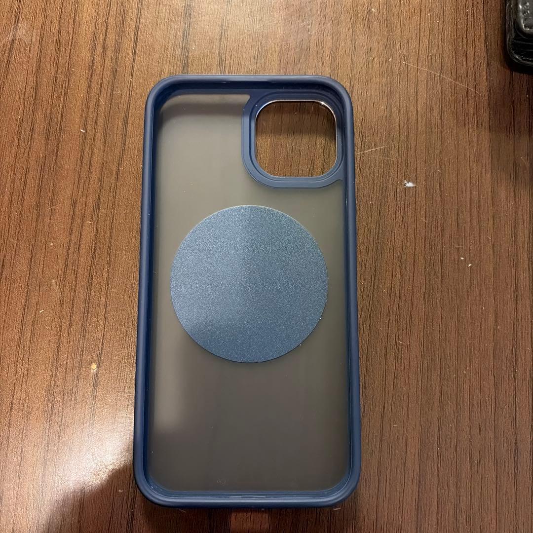 Apple iPhone 14 青色　ケース付き